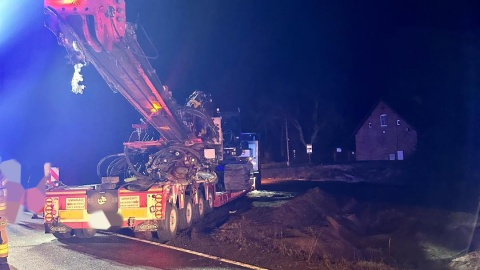 Wypadek na DK 10 w Emilianowie/Fot. OSP Brzoza, Facebook