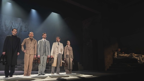 Próba do spektaklu "Dżuma" w Teatrze Kameralnym w Bydgoszczy. / Fot. Radosław Drygas