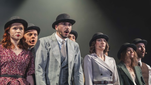 Próba do spektaklu "Dżuma" w Teatrze Kameralnym w Bydgoszczy. / Fot. Radosław Drygas