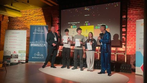 Ogłoszenie wyników bydgoskiego Hackathonu BKIhack/fot. Natasza Trzebuchowska