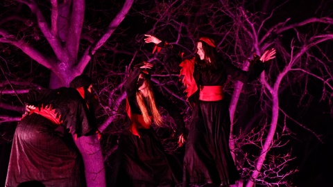 Misterium Męki Pańskiej przy inowrocławskiej tężni. / Fot. FB Powiat Inowrocławski