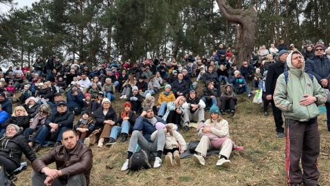 Inscenizacja scen nawiązujących do męki Jezusa Chrystusa w Fordonie. / Fot. Natasza Trzebuchowska