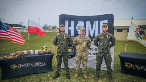 Żołnierz grudziądzkiego Centrum Szkolenia Wojsk Obrony Terytorialnej zwyciężył w prestiżowych zawodach Best Warrior Competition zorganizowanych w Stanach Zjednoczonych fot. CS WOT