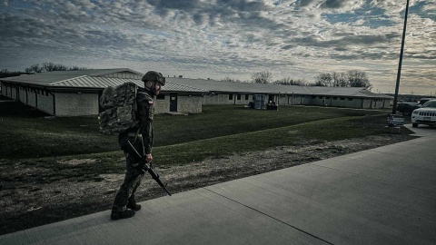 Żołnierz grudziądzkiego Centrum Szkolenia Wojsk Obrony Terytorialnej zwyciężył w prestiżowych zawodach Best Warrior Competition zorganizowanych w Stanach Zjednoczonych fot. CS WOT