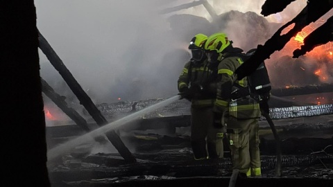 Pożar w Jarantowicach/fot. OSP Choceń