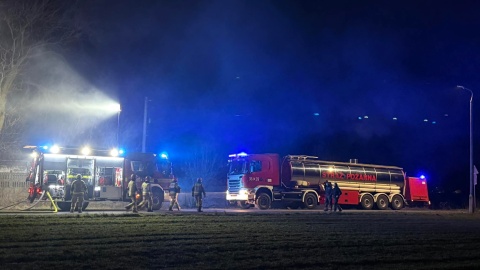 Pożar w Jarantowicach/fot. OSP Choceń