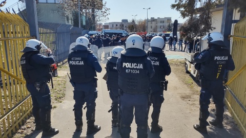 Bydgoscy policjanci zorganizowali praktyczne szkolenie na terenie Stadionu Miejskiego przy ul. Sportowej 2 w Bydgoszczy/Fot. KWP w Bydgoszczy