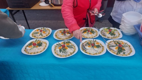 W Bydgoszczy przy świątecznym stole usiedli podopieczni PCK i ich zwierzęta/ Fot. Sława Skibińska-Dmitruk