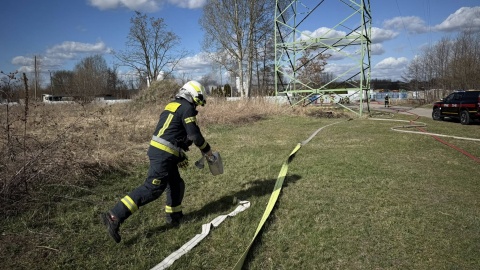 Pożar butli z acetylenem w Bydgoszczy/fot. Facebook/OSP Solec Kujawski