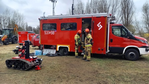 Pożar butli z acetylenem w Bydgoszczy/fot. Tatiana Adonis