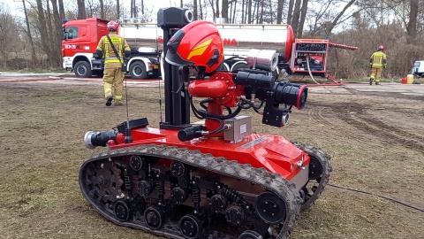 Pożar butli z acetylenem w Bydgoszczy/fot. Tatiana Adonis