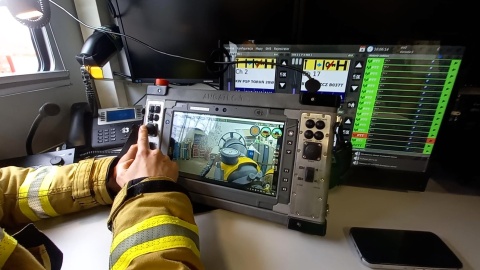 Pożar butli z acetylenem w Bydgoszczy/fot. Tatiana Adonis