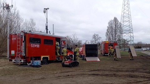 Pożar butli z acetylenem w Bydgoszczy/fot. Tatiana Adonis