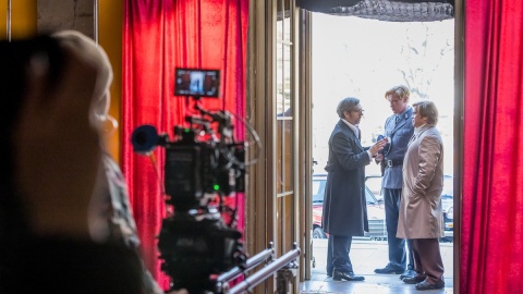 Zdjęcia z planu filmowego „Morderstwa w Filharmonii”/fot. Tomasz Czachorowski dla UMWKP