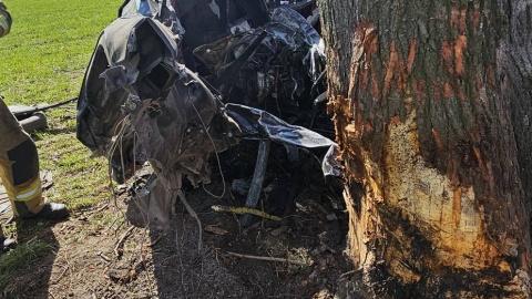 Do śmiertelnego wypadku doszło w miejscowości Witowo-Kolonia w powiecie radziejowskim. / Fot. KP PSP w Radziejowie