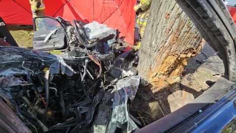 Do śmiertelnego wypadku doszło w miejscowości Witowo-Kolonia w powiecie radziejowskim. / Fot. KP PSP w Radziejowie