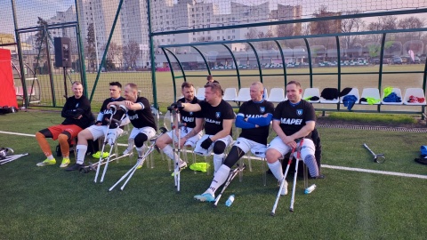 Trening drużyny Zawisza Bydgoszcz Amp Futbol. / Fot. FB klubu