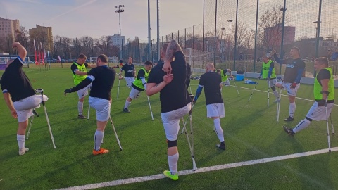 Trening drużyny Zawisza Bydgoszcz Amp Futbol. / Fot. FB klubu