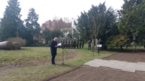 W Toruniu upamiętniono 86. rocznicę Zbrodni Katyńskiej/fot. Michał Zaręba