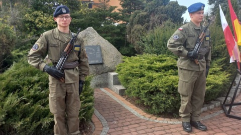 We Włocławku upamiętniono 86. rocznicę Zbrodni Katyńskiej/fot. Marek Ledwosiński