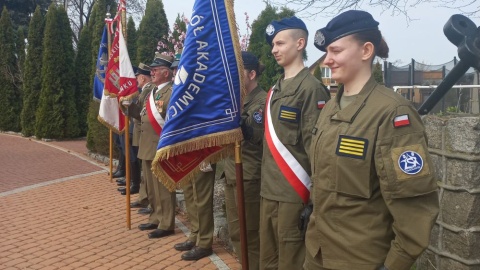 We Włocławku upamiętniono 86. rocznicę Zbrodni Katyńskiej/fot. Marek Ledwosiński