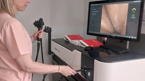 Pierwszy w regionie fantom do przeprowadzania badań endoskopowych stanął w bydgoskim Centrum Symulacji Medycznych Collegium Medicum UMK/Fot. Sława Skibińska-Dmitruk