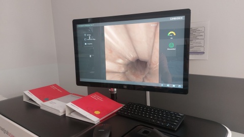 Pierwszy w regionie fantom do przeprowadzania badań endoskopowych stanął w bydgoskim Centrum Symulacji Medycznych Collegium Medicum UMK/Fot. Sława Skibińska-Dmitruk