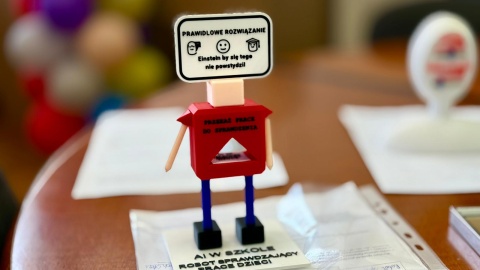 Prace nagrodzone w konkursie drukowania różnych form w 3D/fot. Izabela Langner