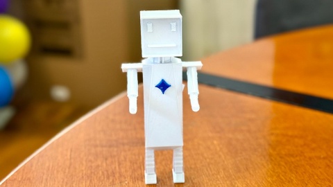 Prace nagrodzone w konkursie drukowania różnych form w 3D/fot. Izabela Langner