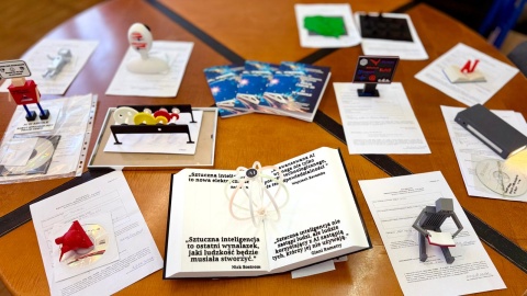 Prace nagrodzone w konkursie drukowania różnych form w 3D/fot. Izabela Langner