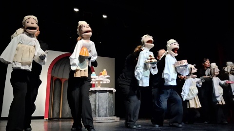 Próba medialna do spektaklu w Teatrze Baj Pomorski pt. „Śpiąca Królewna"/fot. Iwona Muszytowska-Rzeszotek