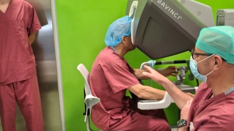 Robot da Vinci wykonał pierwszą w dziejach Szpitala Wojewódzkiego we Włocławku operację robotyczną/fot. Szpital Wojewódzki we Włocławku