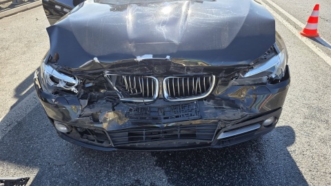 Wypadek w Grudziądzu. Zderzyło się pięć pojazdów/fot. Komenda Miejska Państwowej Straży Pożarnej w Grudziądzu