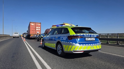 Wypadek w Grudziądzu. Zderzyło się pięć pojazdów/fot. Komenda Miejska Państwowej Straży Pożarnej w Grudziądzu
