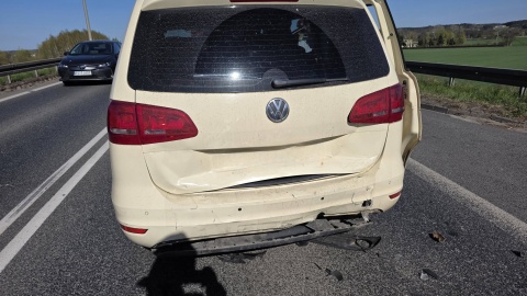 Wypadek w Grudziądzu. Zderzyło się pięć pojazdów/fot. Komenda Miejska Państwowej Straży Pożarnej w Grudziądzu