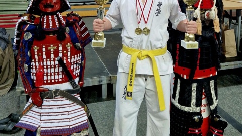 Stanisław Łukowski z podbydgoskiego Tryszczyna został powołany do kadry narodowej na 37. Mistrzostwa Europy w Karate Kyokushinkai/fot. Archiwum rodzinne