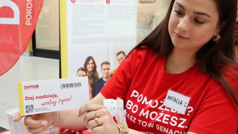 Akcja rejestracji potencjalnych dawców szpiku odbywa się w Galerii Pomorskiej. Potrwa do 20./Fot. Tatiana Adonis