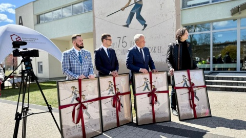 Mural odsłonięty na budynku Politechniki Bydgoskiej/fot. Izabela Langner