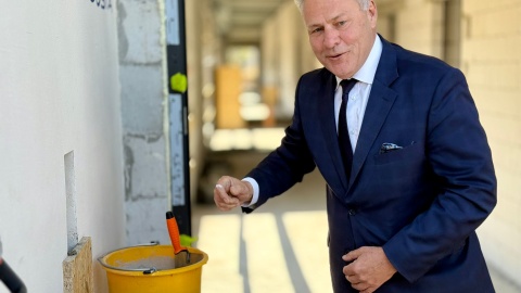 Kamień węgielny pod przyszłe Centrum Hodowli i Uprawy Roślin Politechniki Bydgoskiej został wmurowany na terenie kampusu Politechniki Bydgoskiej/fot. Izabela Langner