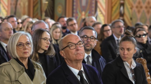 Ostatnie pożegnanie posła Łukasza Litewki w Sosnowcu/Fot. PAP/Jarek Praszkiewicz