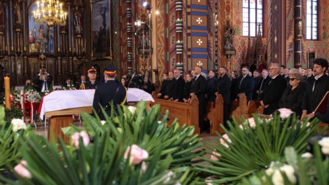 Ostatnie pożegnanie posła Łukasza Litewki w Sosnowcu/Fot. PAP/Jarek Praszkiewicz