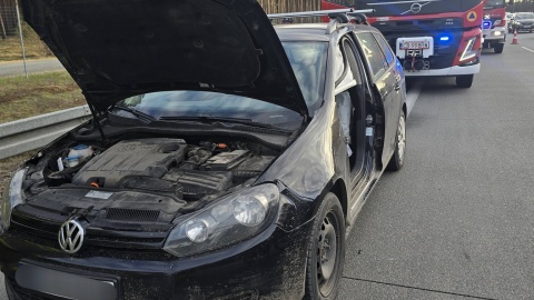 Wypadek na trasie S5 pod Bydgoszczą/Fot. OSP Wtelno