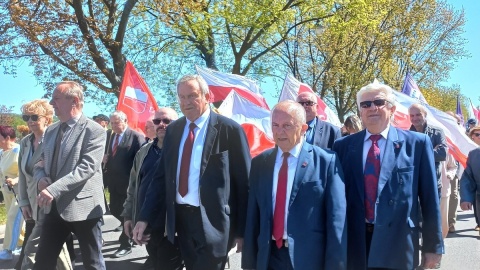 Pochód z okazji Święta Pracy we Włocławku. / Fot. Marek Ledwosiński