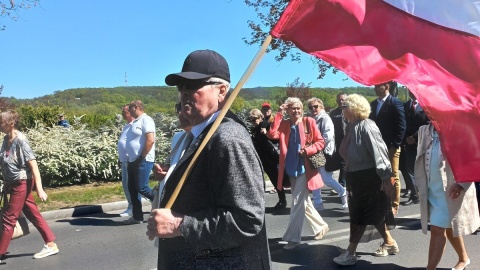 Pochód z okazji Święta Pracy we Włocławku. / Fot. Marek Ledwosiński