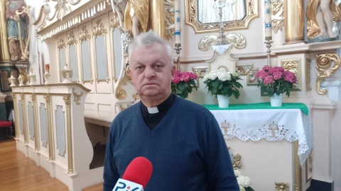 Ojciec Mieczysław Jankowski, proboszcz parafii św. Anny w Trutowie/Fot. Michał Zaręba