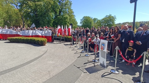 Dzień Flagi Rzeczypospolitej Polskiej, uroczystości w Toruniu/Fot. Monika Kaczyńska