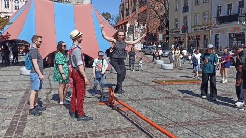 Miasteczko cyrkowe podczas Festiwalu Energa Teatry Uliczne/Fot. Monika Kaczyńska