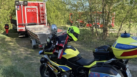 Akcja poszukiwawcza nad Wisłą w Solcu Kujawski zaczęła się w niedzielę o godz. 15:27/fot. OSP Solec Kujawski