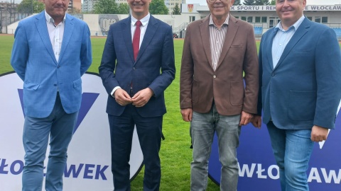 Na zdjęciu od lewej: Marek Wódecki, prezydent Krzysztof Kukucki, Krzysztof Wolsztyński i Krzysztof Szaradowski/fot. Marek Ledwosiński