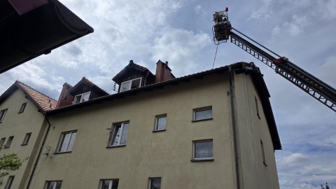 Pożar w Śliwicach/ Fot. KP PSP Tuchola